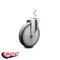 Service Caster 6 Inch Thermoplastic Rubber Wheel Swivel 3/4 Inch Square Stem Caster SCC SCC-SQ20S614-TPRB-34 - alternate 1